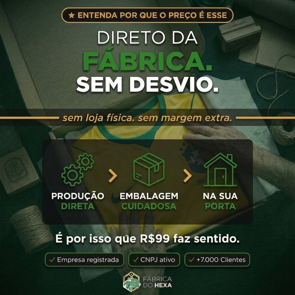 Camisa Secreta Seleção 2026 - Vermelho Pro®