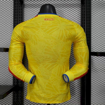 Camisa Colômbia Manga Longa 2026/27 - Versão Jogador