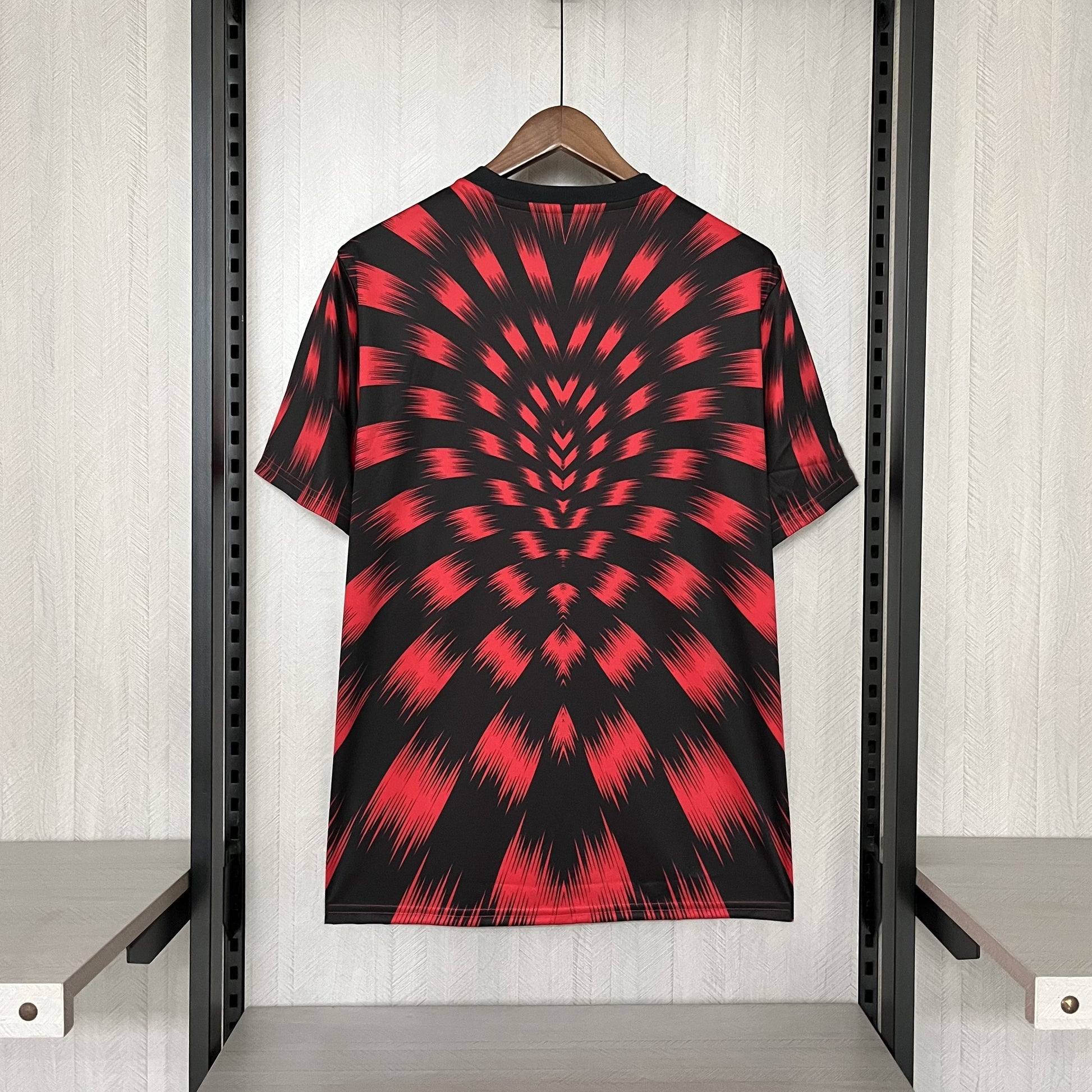 Camisa Flamengo Pré-Jogo 25/26 - Vermelha e Preta