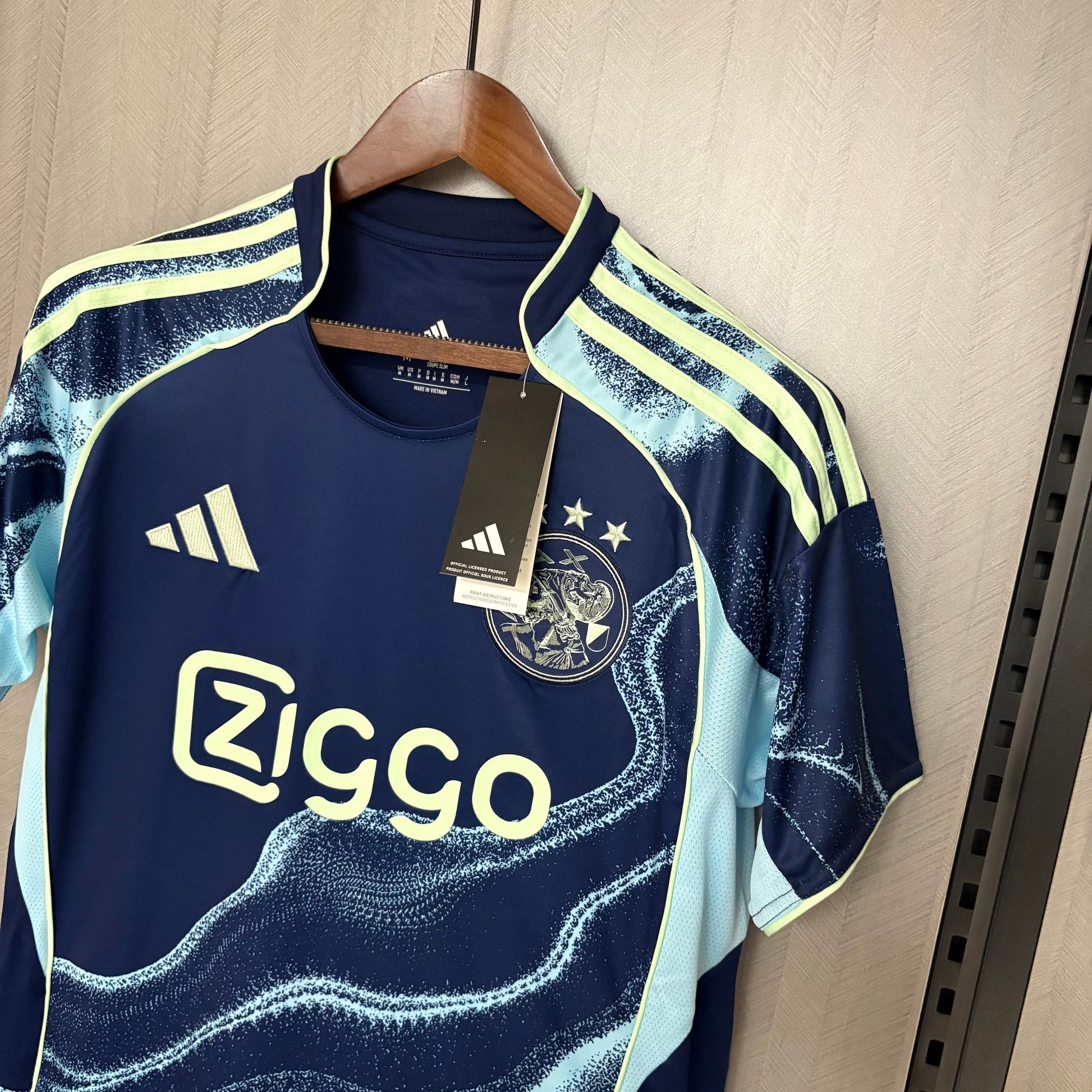 Camisa Ajax Away 25/26 - Azul e verde
