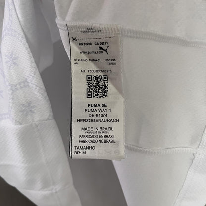 Camisa Bahia Titular 25/26 - Branca Puma Versão Feminina Baby Look