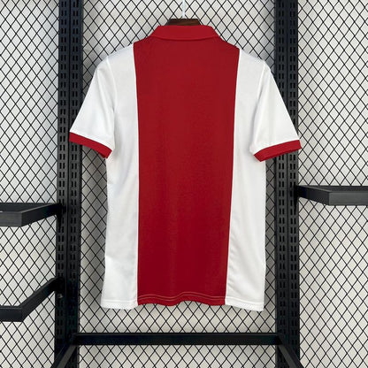 Camisa Ajax Polo Edição Especial 25/26 - Vermelho e Branco