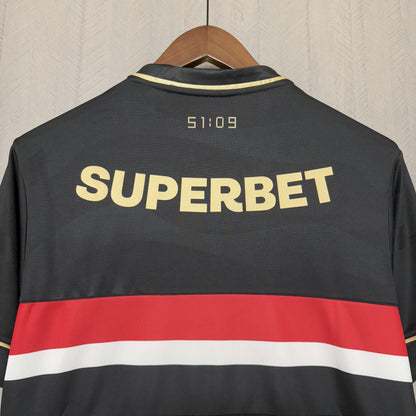 Camisa São Paulo FC Fora 25/26 - Preta Torcedor