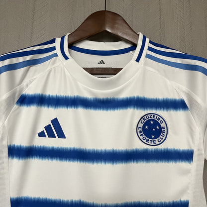 Camisa Cruzeiro Fora 25/26 - Versão Feminina Baby Look