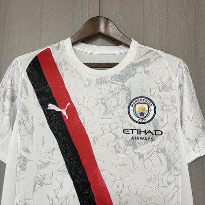 Camisa Manchester City Fora 25/26 - Branca