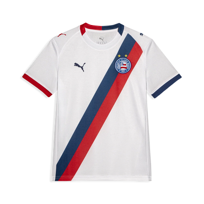 Camisa Bahia Titular 26/27 - Branca Puma Versão Feminina Baby Look