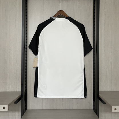 Camisa Corinthians Titular 25/26 - Branco e Preto