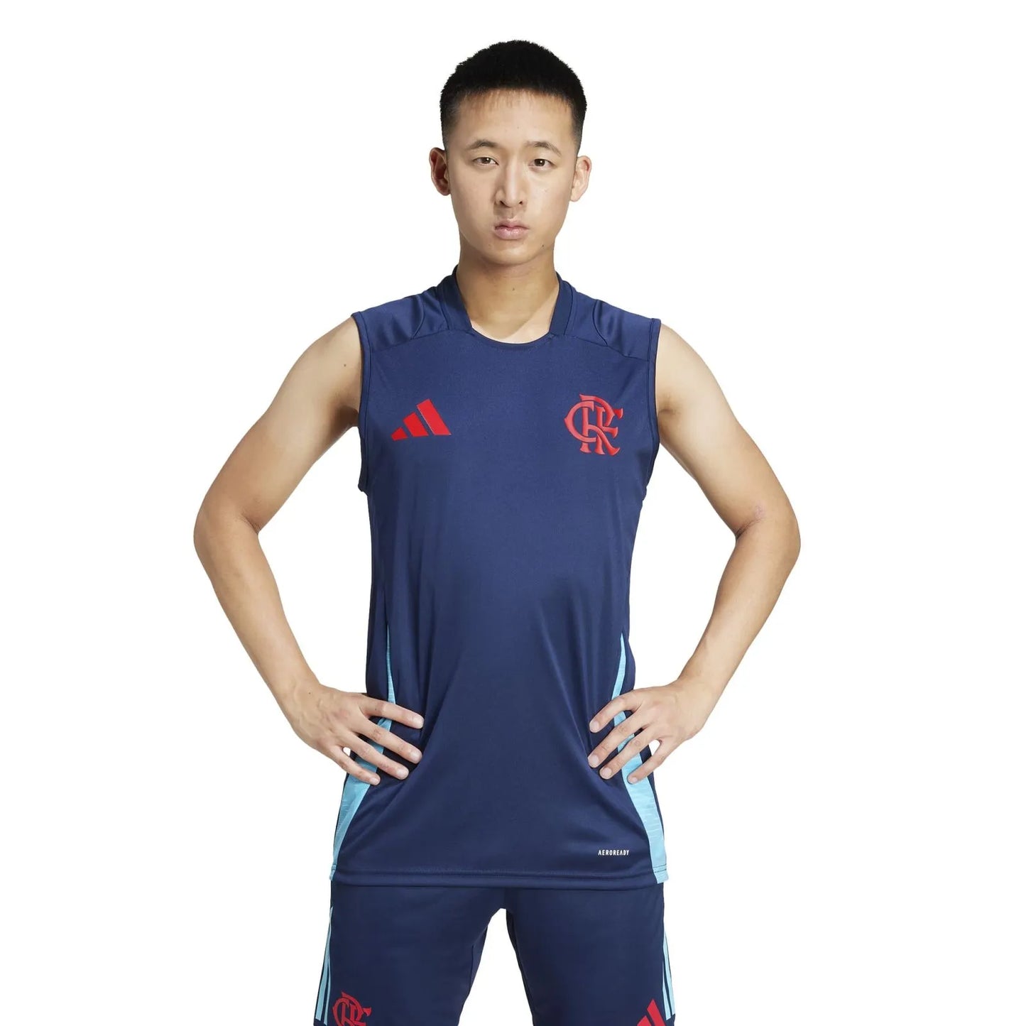 Camisa Regata Flamengo de Treino 25/26 - Azul Escuro