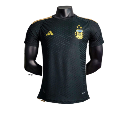 Camisa Argentina Black Adidas Jogador 2023/24 Masculino Preto