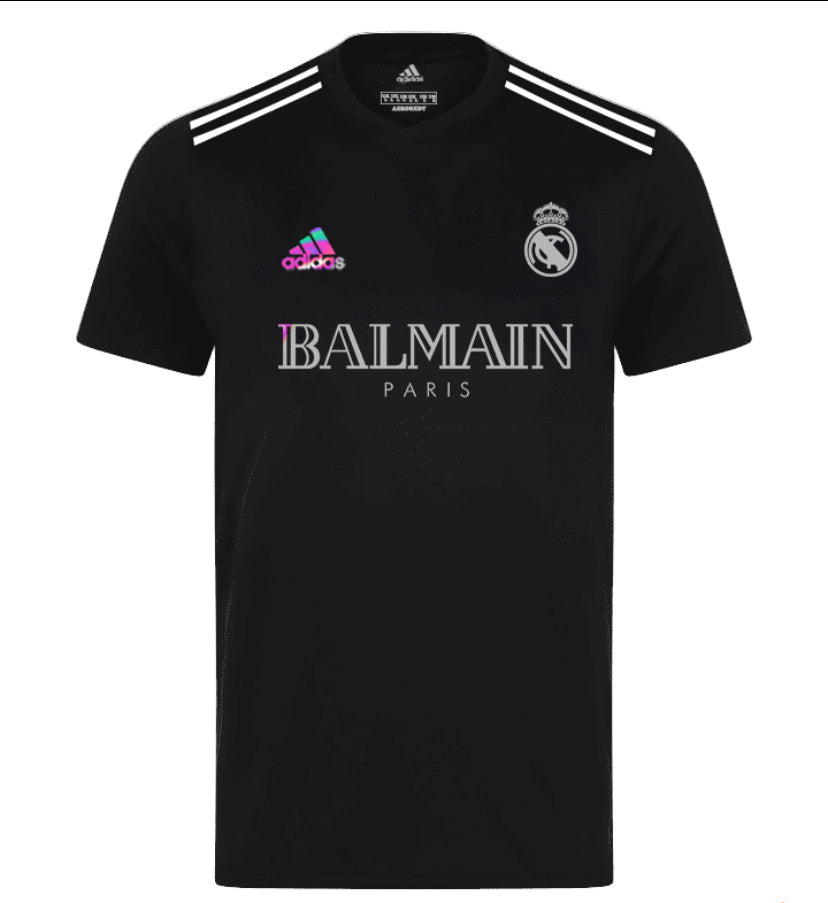 Camisa Real Madrid Balmain - Preta