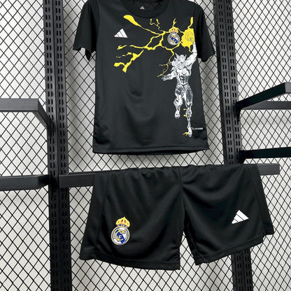 Conjunto Infantil Real Madrid 26/27 - Preto