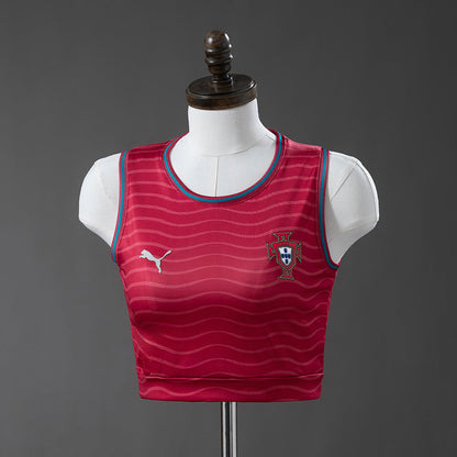 Camisa Baby Look Portugal - Copa do Mundo 2026