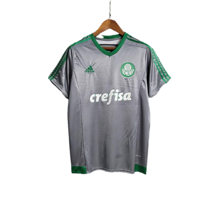 Camisa Adidas - Palmeiras 2015 Retrô- Cinza/Verde