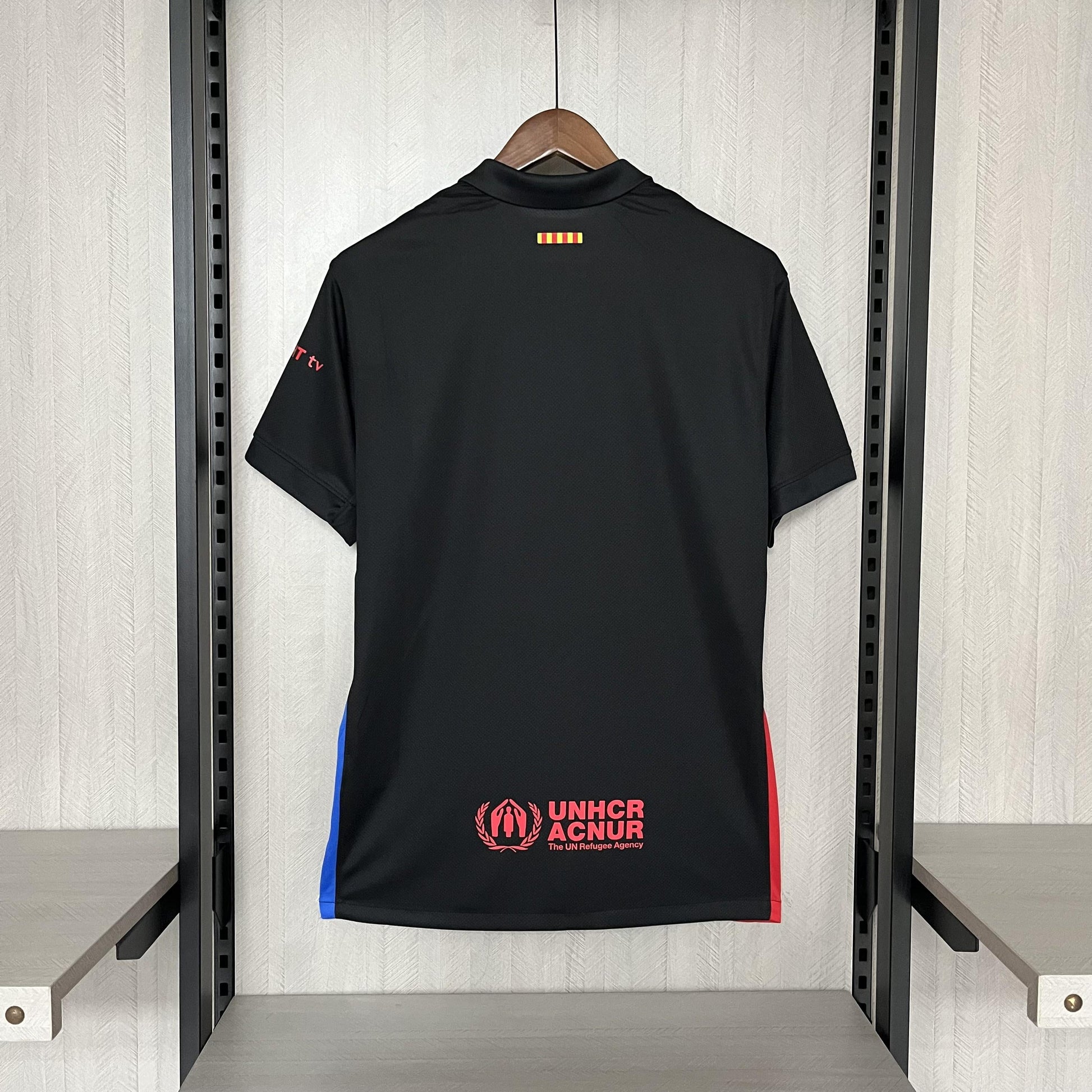 Camisa Barcelona Titular 24/25 - Versão Torcedor Preta Spotify