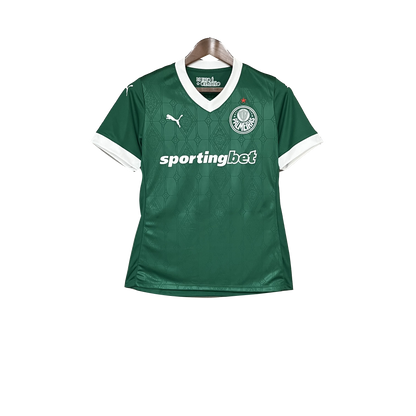Camisa Palmeiras Titular 25/26 - Versão Feminina Baby Look Verde