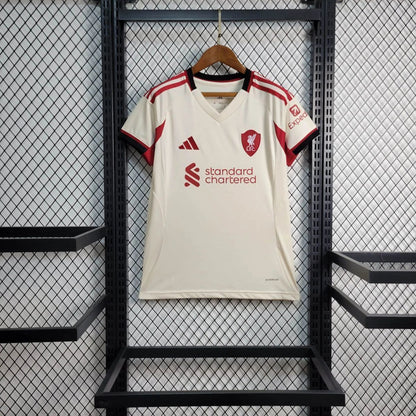 Camisa Liverpool Away 25/26 - Versão Feminina Baby Look