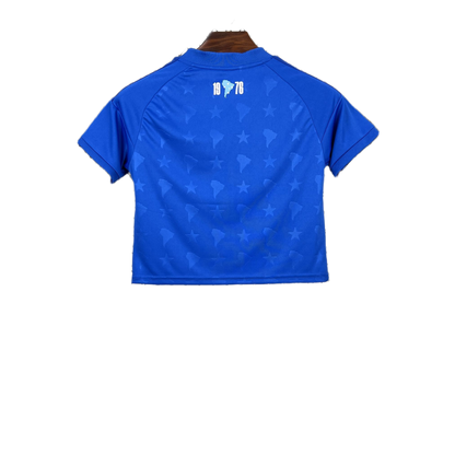 Cropped Cruzeiro Titular 26/27 - Versão Feminina Azul