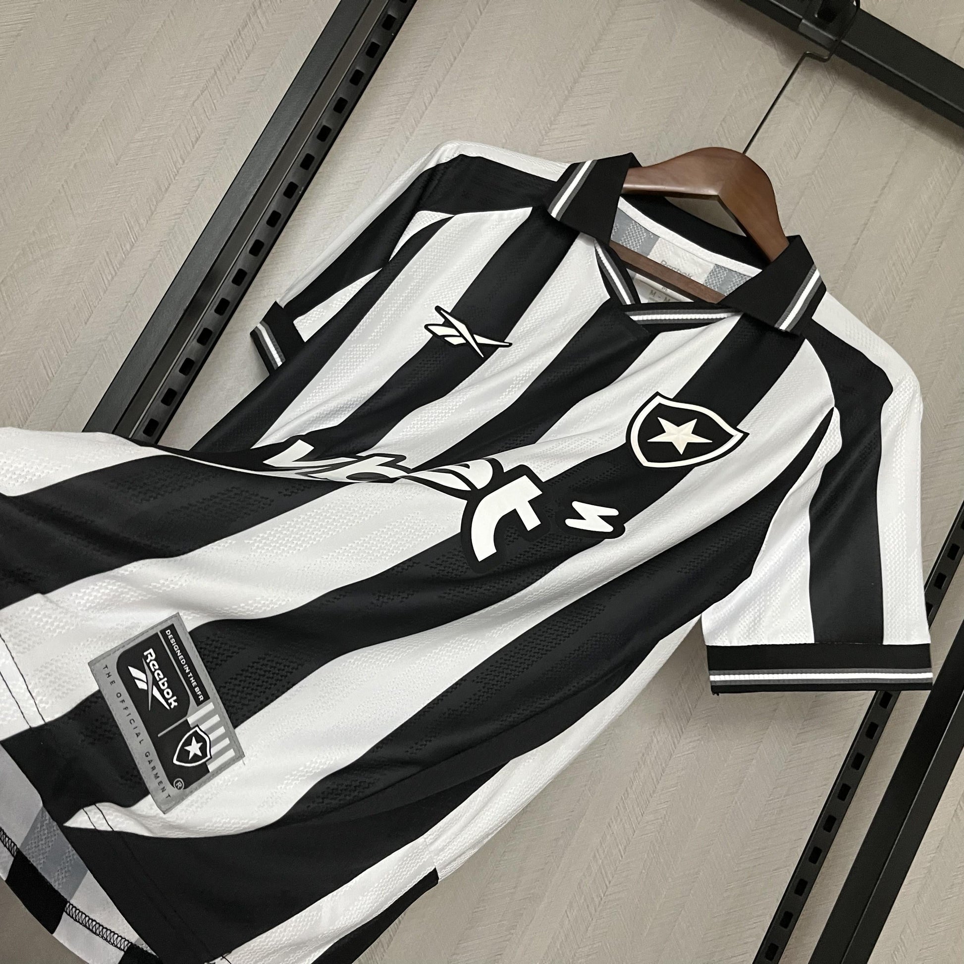 Camisa Botafogo Titular 25/26 - Preto e Branco