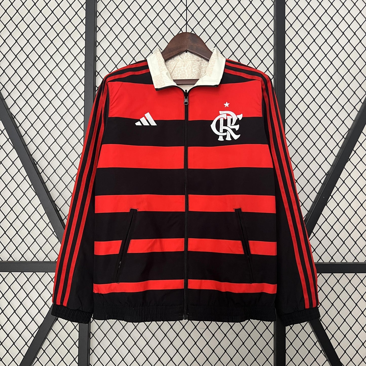 Jaqueta Corta-Vento Flamengo Reversível 24/25