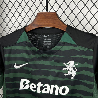 Conjunto Infantil Sporting CP 26/27 - Verde e Preto
