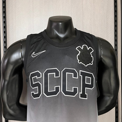 Regata Corinthians NBA 23/24 - Versão Basquete Preta SCCP