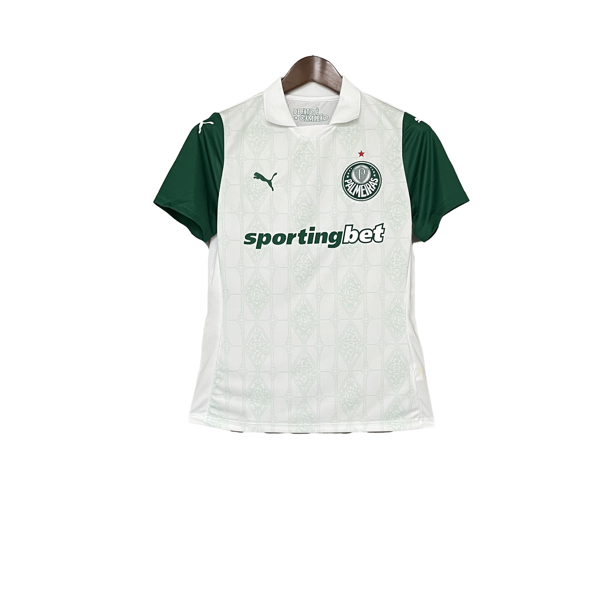Camisa Palmeiras Fora 25/26 - Versão Feminina Baby Look Branca