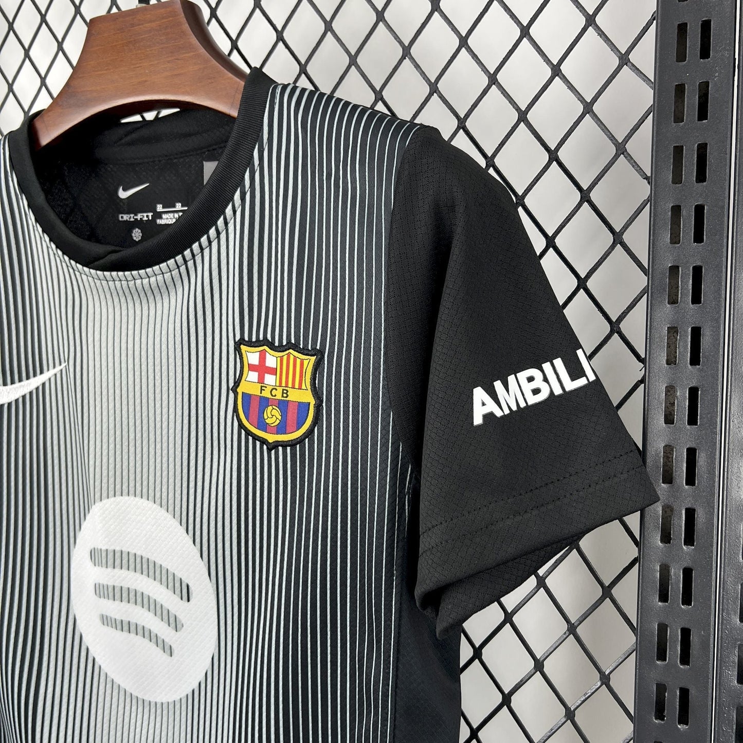 Conjunto Infantil Barcelona 25/26 - Preto