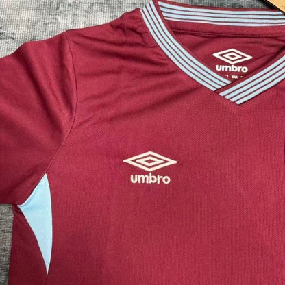 Conjunto West Ham 25/26 - Vermelho e branco