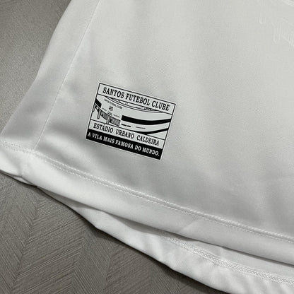 Camisa Santos Titular 24/25 - Versão Feminina Baby Look Branca