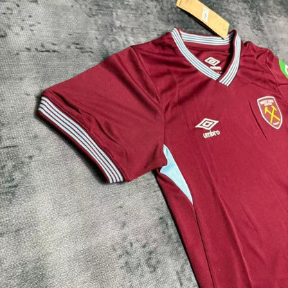 Conjunto West Ham 25/26 - Vermelho e branco