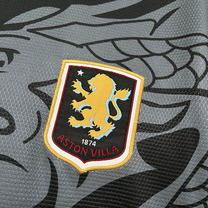 Camisa Aston Villa III 25/26 - Versão Torcedor Preta