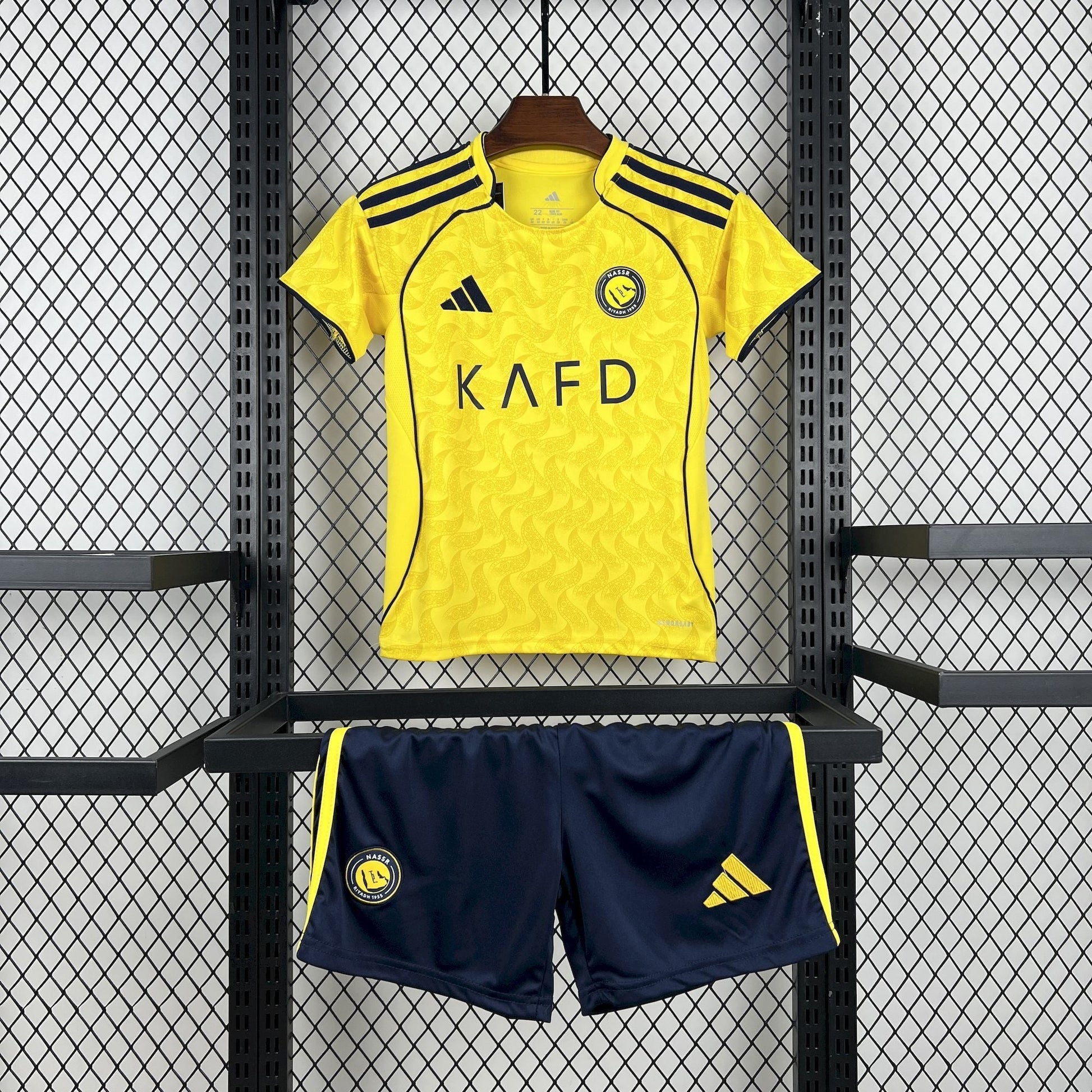 Conjunto Al Nassr 25/26 - Amarelo e preto