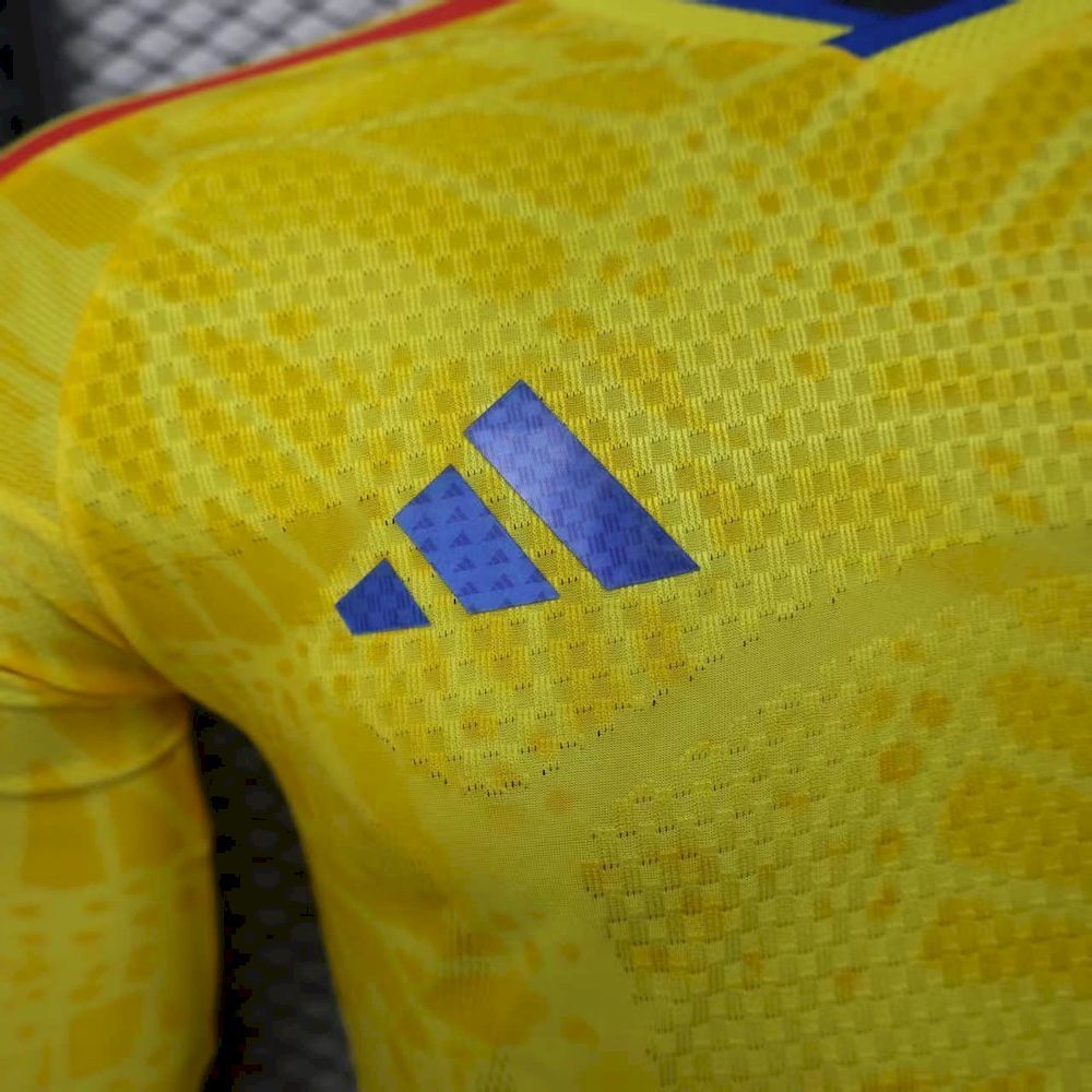 Camisa Colômbia Manga Longa 2026/27 - Versão Jogador