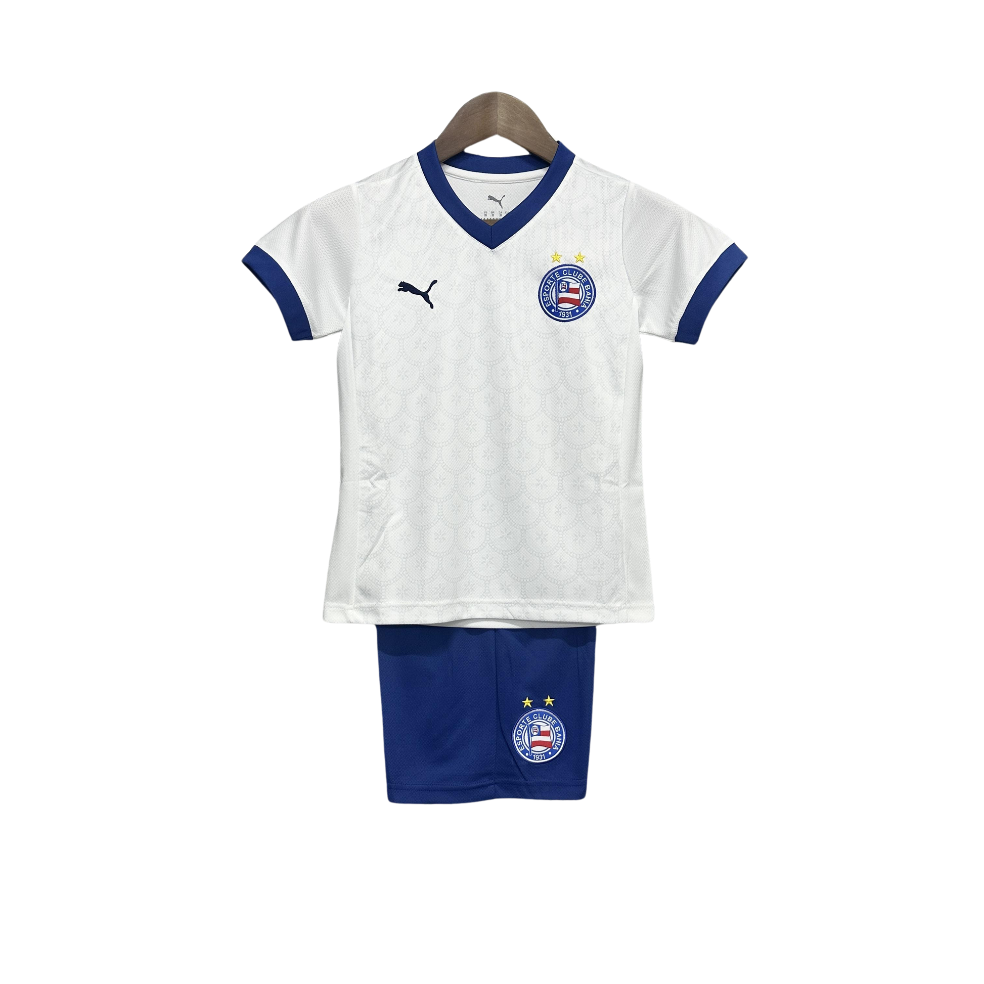 Conjunto Infantil Bahia Titular 25/26 - Branco