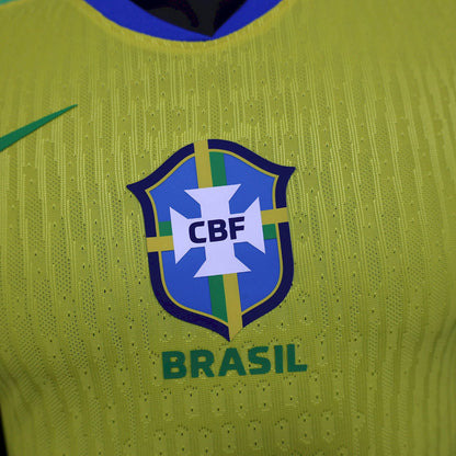 Camisa Brasil Titular 2025/26 - Versão Jogador Amarela