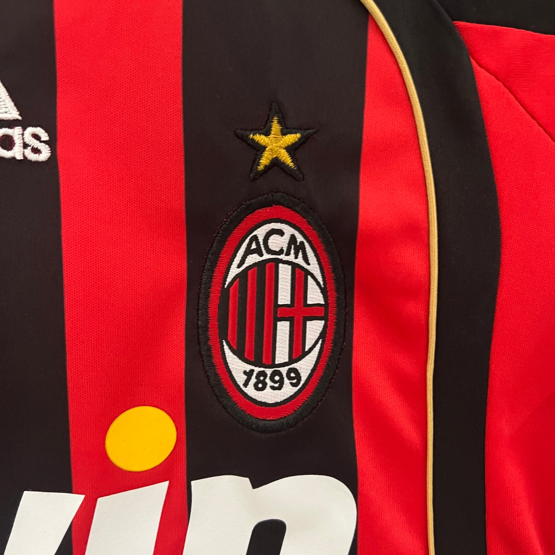 Conjunto Infantil Milan Titular 2006 - Vermelho e Preto