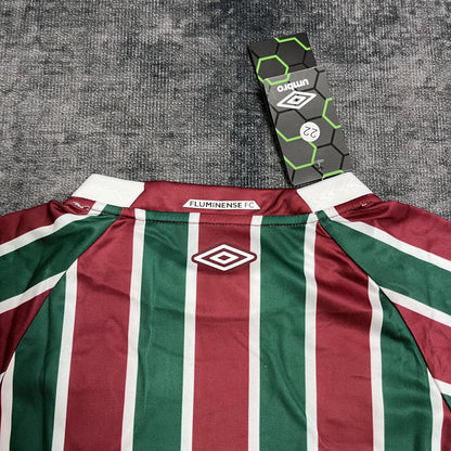 Conjunto Infantil Fluminense Titular 2025/26 - Vinho e Verde