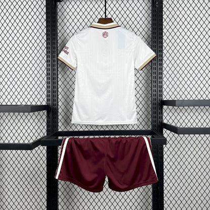 Conjunto Arsenal 25/26 away - Branco e vermelho