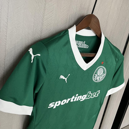 Camisa Palmeiras Titular 25/26 - Versão Feminina Baby Look Verde