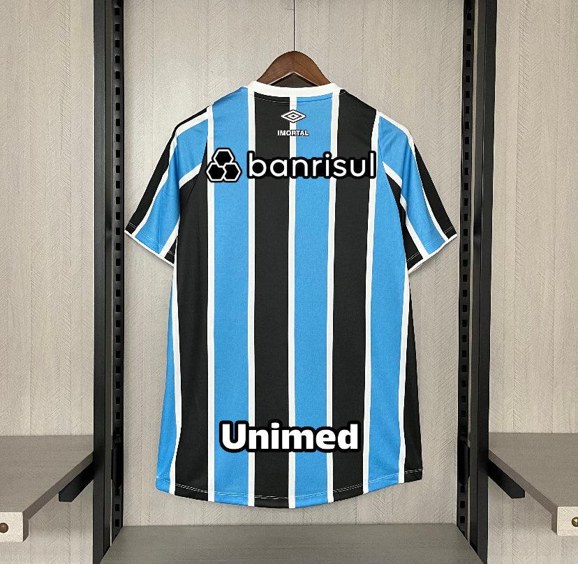 Camisa Grêmio Titular 25/26 - Azul e Preto