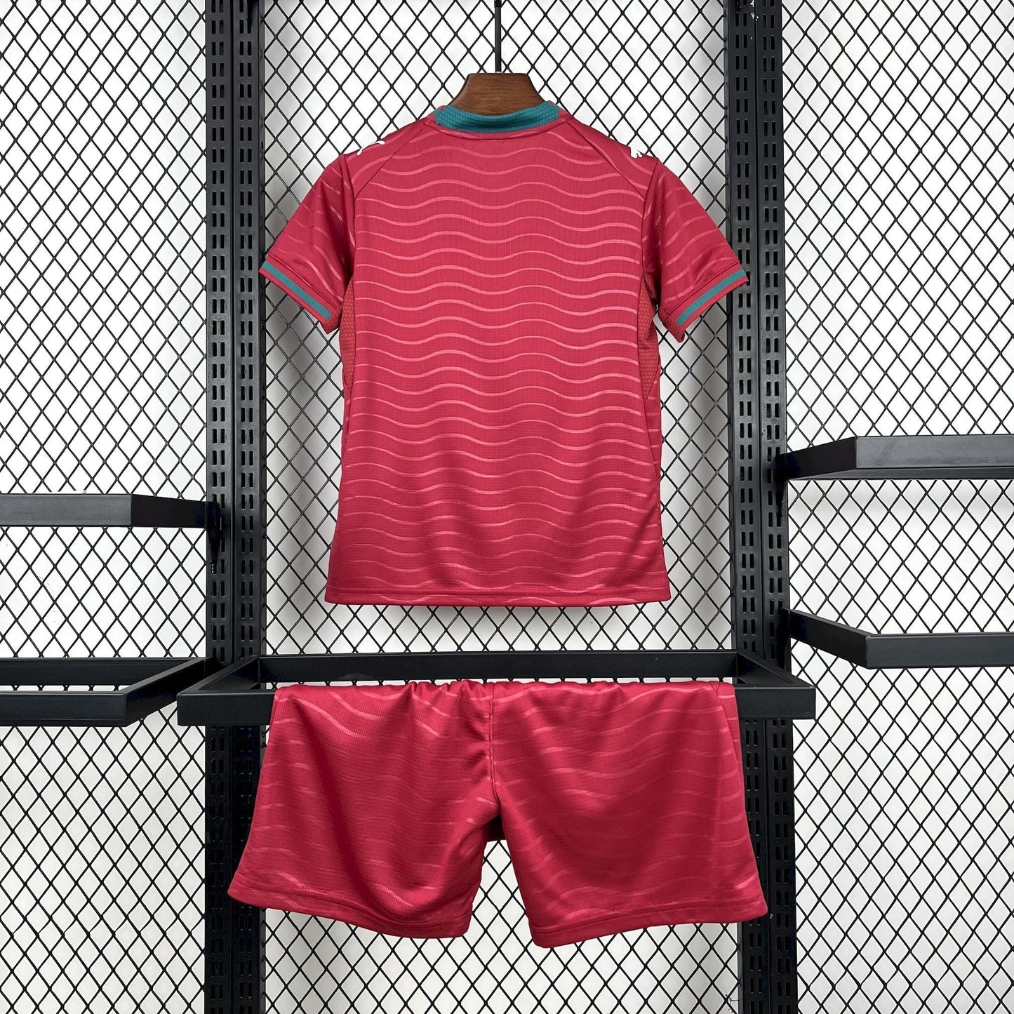 Conjunto Infantil Portugal Titular 26/27 - Vermelho