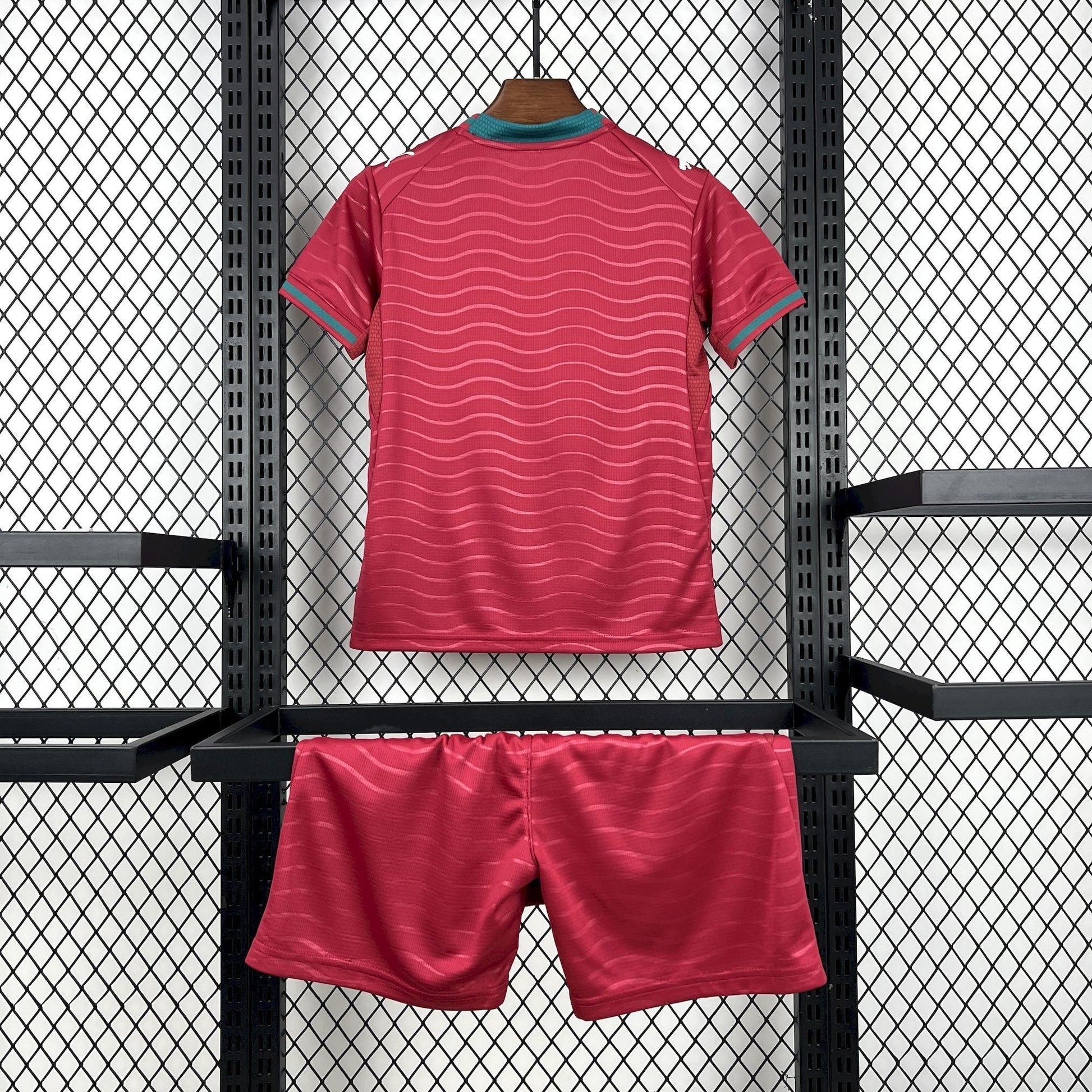 Conjunto Infantil Portugal Titular 26/27 - Vermelho