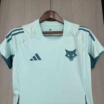 Camisa Cruzeiro de Treino 25/26 - Versão Feminina Baby Look Azul