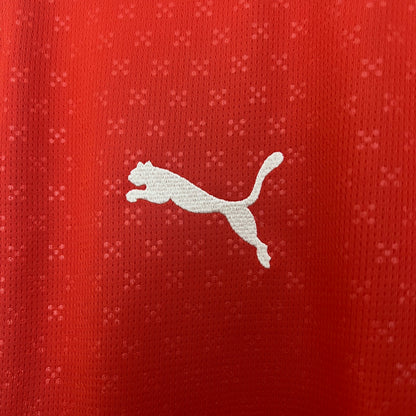 Camisa Portugal Titular 25/26 - Versão Torcedor Vermelha Puma
