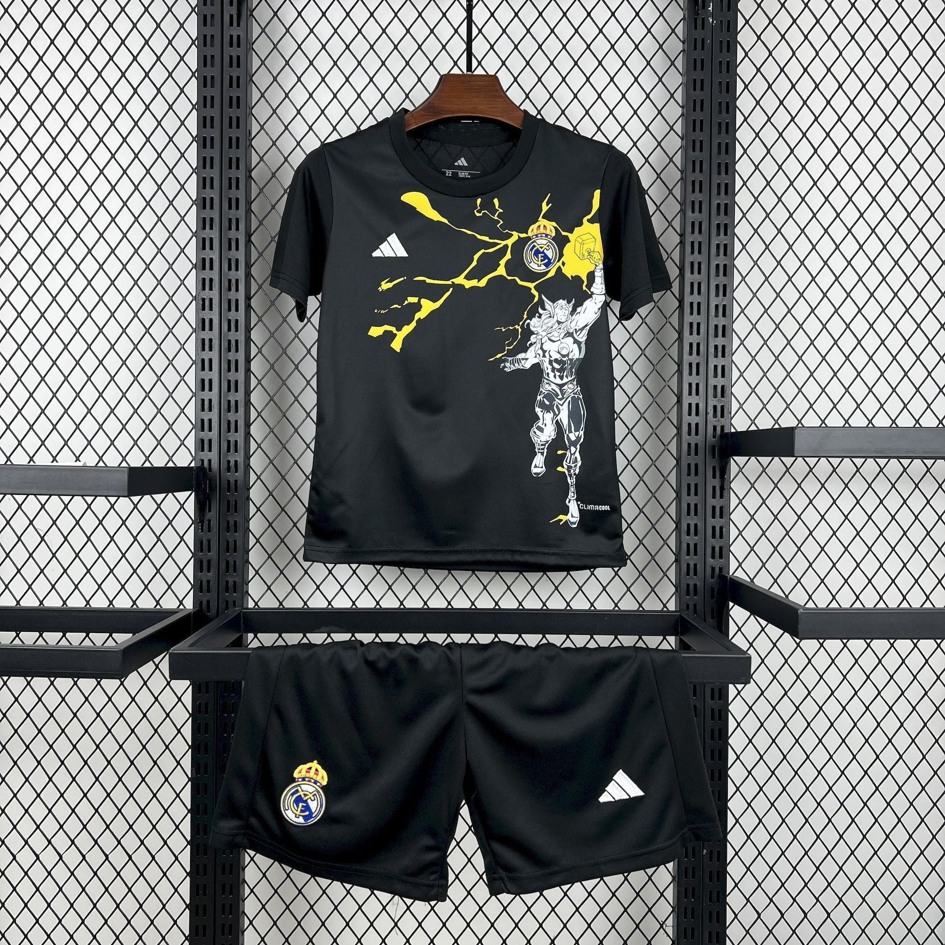 Conjunto Infantil Real Madrid 26/27 - Preto