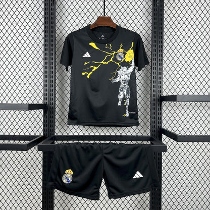 Conjunto Infantil Real Madrid 26/27 - Preto