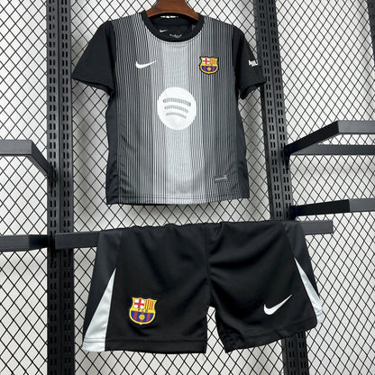 Conjunto Infantil Barcelona 25/26 - Preto