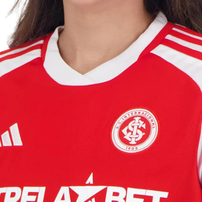 Camisa Internacional Feminina Home 24/25 - Vermelha