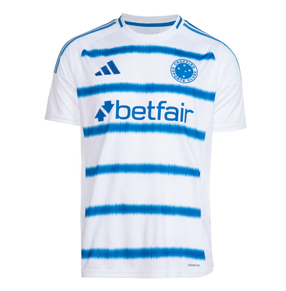 Camisa Cruzeiro Fora 25/26 - Branca e Azul