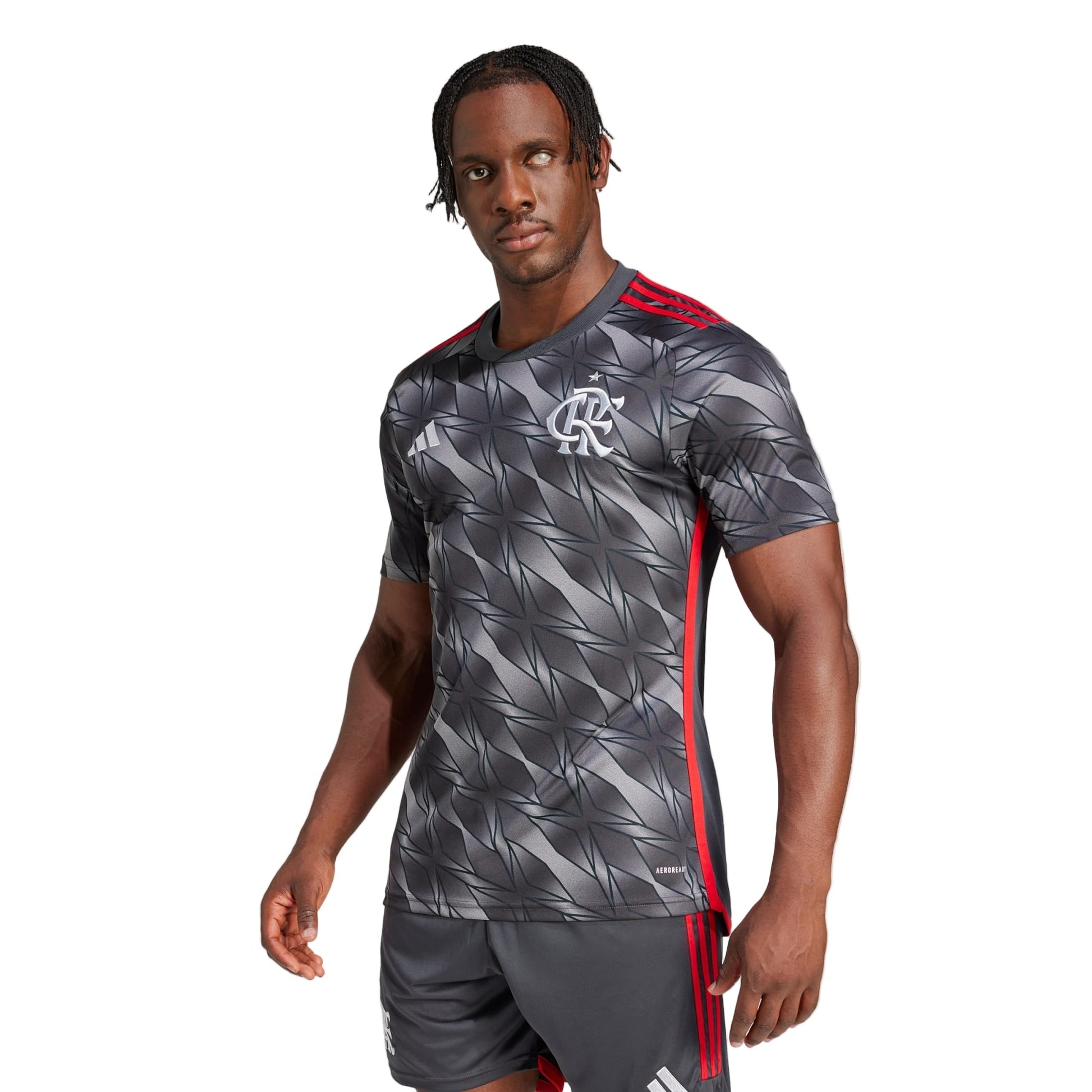 Camisa CRF Third 24/25 - Cinza e Vermelha